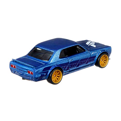 Hot Wheels Retro Entertainment Nissan Skyline H/T 2000 GT-X, vehículo a escala 1:64 de películas Blockbuster, TV y videojuegos, réplicas icónicas para jugar o exhibir, regalo para coleccionistas