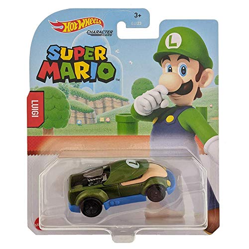 Hot Wheels Super Mario Car - Luigi