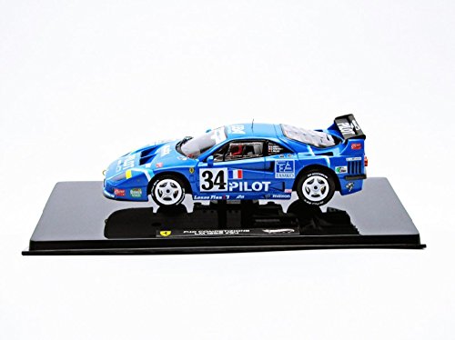 Hotwheels Elite X5508- Ferrari F40 Competizione Le Mans'95, escala 1/43 Color azul