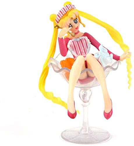 HQYCJYOE Personajes de Anime Modelo 20th Sailor Moon Sweets Tsukino Fruit Shop Sala de Estar Ver. Figuras de acción de PVC Juguetes Colección de estatuillas Muñeca 12cm