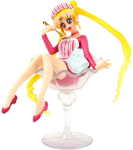 HQYCJYOE Personajes de Anime Modelo 20th Sailor Moon Sweets Tsukino Fruit Shop Sala de Estar Ver. Figuras de acción de PVC Juguetes Colección de estatuillas Muñeca 12cm