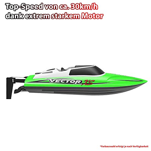 HSP Himoto 2,4 GHz RC teledirigido Speed Boot Jinling gboat Katamaran Modelo de Alta Velocidad con Power Motor y Batería, Diseño de Ready to Run, Top, Set Completo