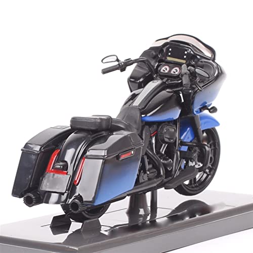 HSSM 1:18 2018 para CVO Road Glide Diecast Tour Riders Modelo de Motocicleta Regalos de cumpleaños para niños Adornos para Adultos Die Cast Motocicleta