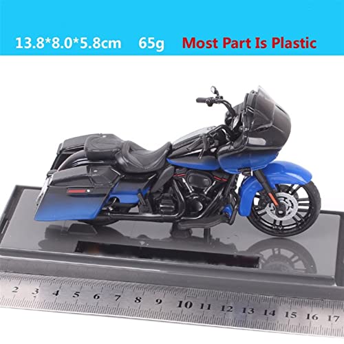 HSSM 1:18 2018 para CVO Road Glide Diecast Tour Riders Modelo de Motocicleta Regalos de cumpleaños para niños Adornos para Adultos Die Cast Motocicleta