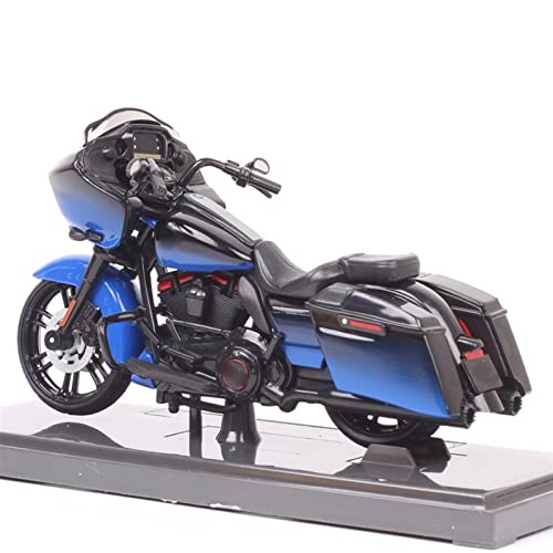 HSSM 1:18 2018 para CVO Road Glide Diecast Tour Riders Modelo de Motocicleta Regalos de cumpleaños para niños Adornos para Adultos Die Cast Motocicleta