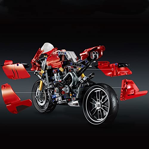 HSSM 2020 para D-ucati para Panigale V4 R Modelos De Motocicletas De Fundición A Presión Juguetes para Niños Regalos De Cumpleaños Colección Aldult Die Cast Motocicleta