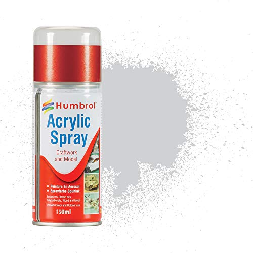 Humbrol - Pintura Spray Silver (Hornby AD6011)