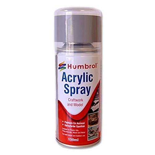 Humbrol - Pintura Spray Silver (Hornby AD6011)