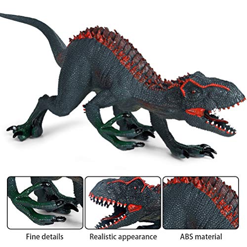 HUYWJ Dinosaurio Juguetes, Jurásico Indominus Rex Figuras de Acción de Boca Abierta Simulación Dinosaurio Mundial Animales Modelo Niños Juguete Regalo