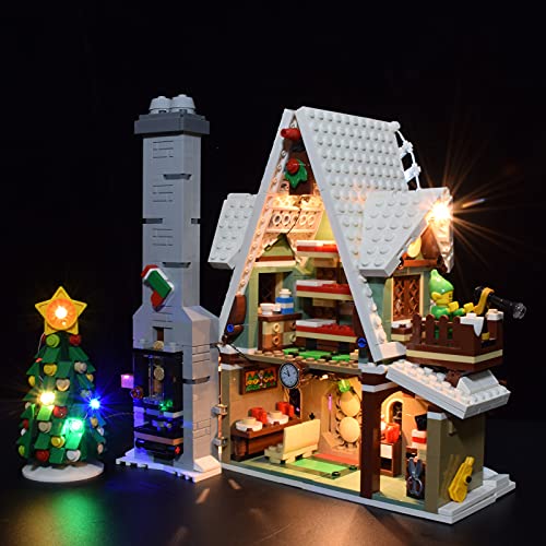 HYMAN Juego de iluminación LED, decoración para casa de elfos, compatible con Lego 10275 (no modelo Lego).