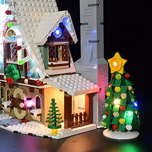 HYMAN Juego de iluminación LED, decoración para casa de elfos, compatible con Lego 10275 (no modelo Lego).