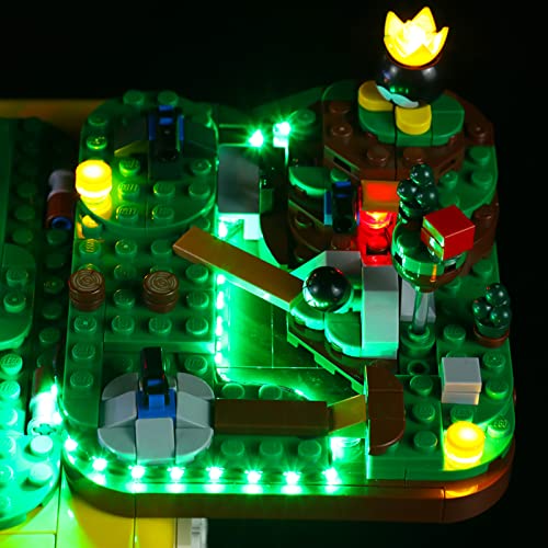 icuanuty Kit de Iluminación LED para Lego 71395, Kit de Luces Compatible con Lego Super Mario 64 Block (No Incluye Modelo Lego)