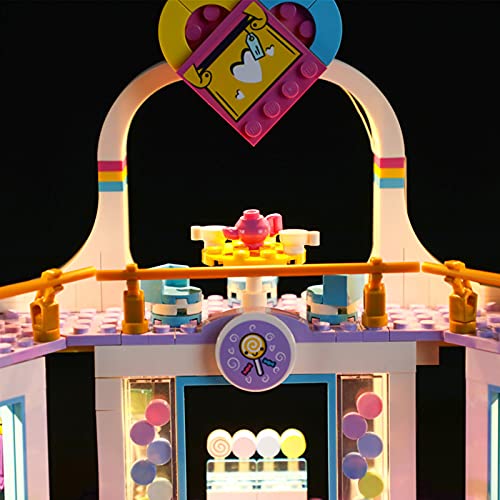 icuanuty Kit De Iluminación LED para Lego Friends Heartlake City Shopping Mall Set De Construcción, Espectáculo De Luces Compatible con Lego 41450 (No Incluye El Juego Lego)