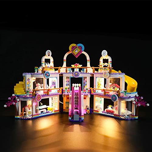 icuanuty Kit De Iluminación LED para Lego Friends Heartlake City Shopping Mall Set De Construcción, Espectáculo De Luces Compatible con Lego 41450 (No Incluye El Juego Lego)