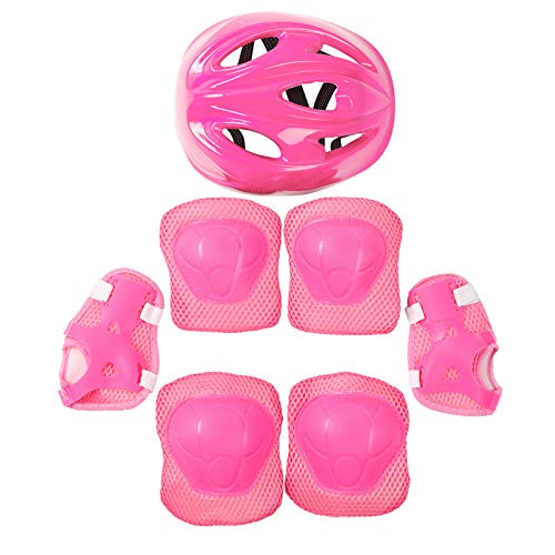 IEFIEL Casco Infantil de Bicicleta Casco de Protección Seguridad Ajustable para Niñas Niños Casco Tiburón Dinosaurio 3D Cartoon Animal Safety Helmets Rosa C One Size