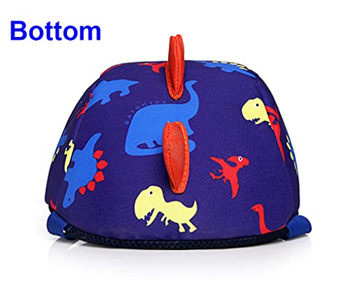 Ikaif Mochila Para Niños Con Correa De Seguridad, Bolsa De Dinosaurio Para Niños Lindos Antipérdida Para Niños Y Niñas, Mochila De Escuela De Jardín De Infantes (Green)