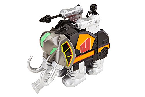 Imaginext CHJ07 Power Rangers Black Ranger and Mastodon Zord Figure