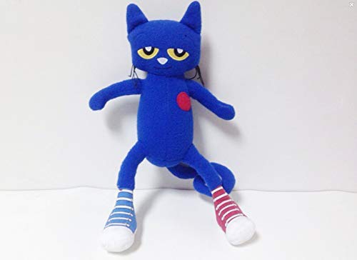 imahou Pete The Cat Stuffed Animals Peluches Muñeca, Peluche Animal Muñeca Suave Almohada para Dormir, Regalo de cumpleaños para niños Muñecas 35cm