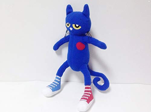 imahou Pete The Cat Stuffed Animals Peluches Muñeca, Peluche Animal Muñeca Suave Almohada para Dormir, Regalo de cumpleaños para niños Muñecas 35cm