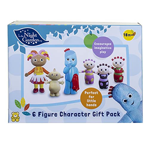 In The Night Garden 1648 - Figuritas para niños, Caja de Regalo con asa de Transporte Que Contiene 6 Personajes, hasta 10 cm de Alto, Juguetes para niñas y niños pequeños