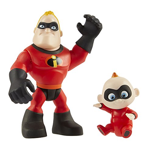 Incredibles 2 Disney's 2-3 Pulgadas Precool Mr Incredible and Jack - Figura precool (2 Unidades)