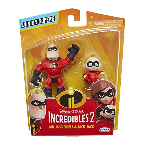 Incredibles 2 Disney's 2-3 Pulgadas Precool Mr Incredible and Jack - Figura precool (2 Unidades)