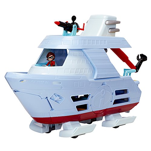 Incredibles 2- Set Barco Los Increíbles Incredibles Accesorios, Multicolor (Jakks Pacific UK 76869-1-PLY)