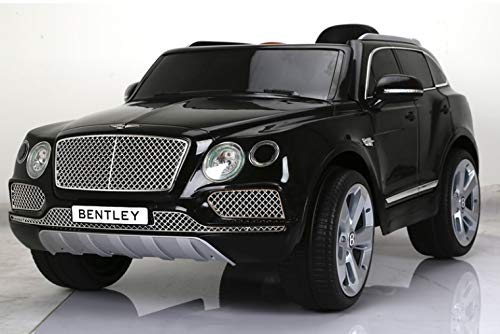 Indalchess Coche Bentley BENTAYGA 12V, RC, Negro, Mando RC Parental