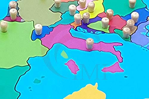 International Montessori Institute - Mapa Puzzle De Europa en Madera