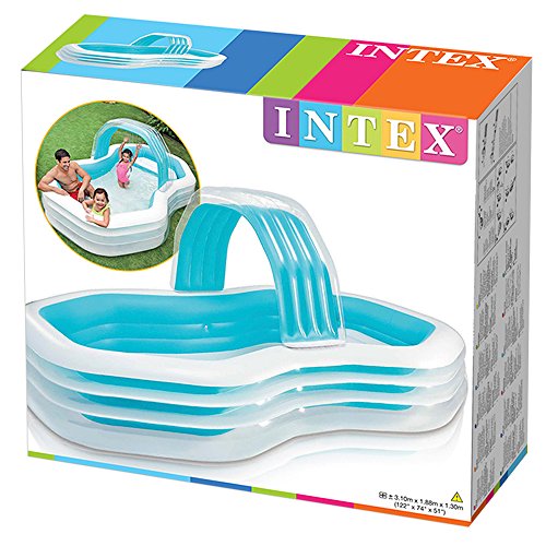 Intex 57198NP - Piscina hinchable 310 x 188 x 130 cm 700 litros