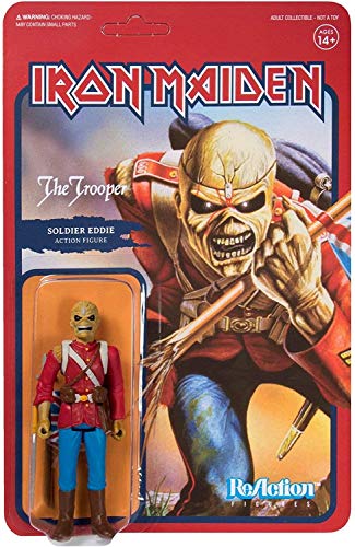 Iron Maiden Super7 Reaction Action Figure The Trooper 10 cm Figures