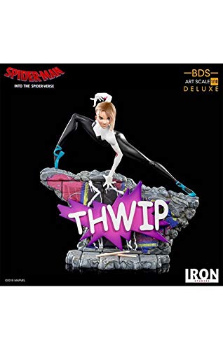 Iron Studios 1:10 Spider-Gwen Spider-Verse BDS Estatua de Escala de Arte, ISSV002