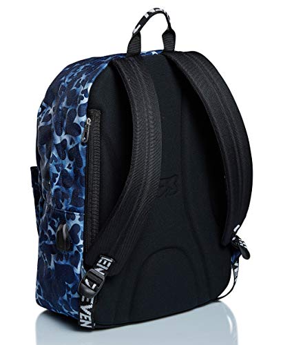 ISchoolPack Seven, Dyed Hearts, Azul, con Power Bank Integrado. Escuela y Tiempo Libre