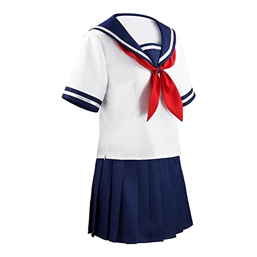 Ishine JK Uniforme traje escolar, traje de marinero, disfraz de anime Sailor Moon, disfraz de Halloween para mujeres y niñas