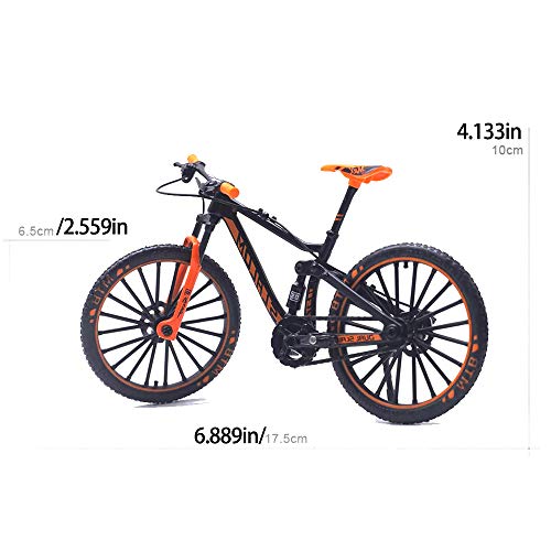 IWILCS Mini Bike Finger Bike,1:10 Dedo Mountain Bikes,Mini Bend Bicicleta Modelo,Modelo de Dedo de Bicicleta en Miniatura,Mini Bicycle Toy