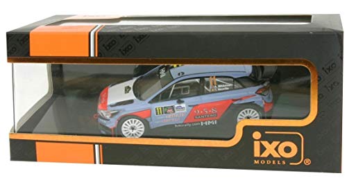 Ixo Hyundai NG i20 WRC #11 A Mikkelsen, T. Neuville 2nd Monza Rally 2017 1:43