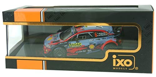 IXOMODELS IXORAM728 - Coche del Rally de Alemania de 2019 Hyundai I20 Coupé WRC nº 6 tripode D.Sordo-C.Del Barrio - escala 1:43