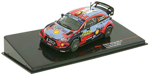 IXOMODELS IXORAM728 - Coche del Rally de Alemania de 2019 Hyundai I20 Coupé WRC nº 6 tripode D.Sordo-C.Del Barrio - escala 1:43