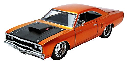 Jada Toys - 97126 de Oro - Plymouth - Roadrunner - Rápido y Furioso - 1/24 Escala