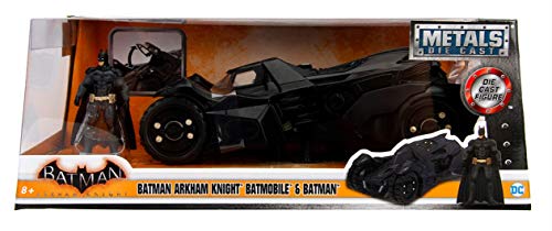 JADA Toys- Batman Arkham Knight 2015 Coche Miniatura Coleccionable, 98037BK, Negro