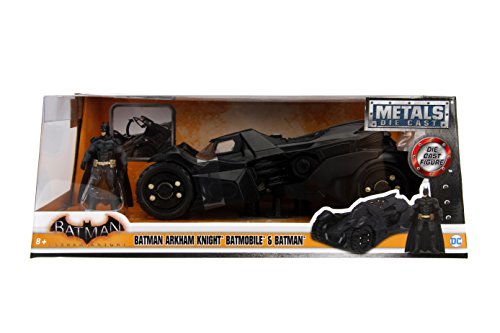 JADA Toys- Batman Arkham Knight 2015 Coche Miniatura Coleccionable, 98037BK, Negro