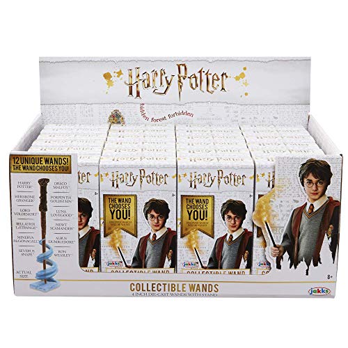 Jakks Pacific Surtido Coleccionable Sorpresa Varitas Collectable Harry Potter Magic Wands, Modelos aleatorios, 1 unidad, multicolor, Talla Única (81931-11L-PDQ-12)