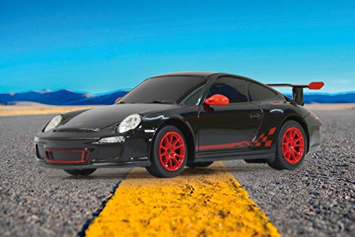 Jamara 404095 Porsche GT3 RS - Coche radio control (escala 1:24, 40 MHz), color negro [importado de Alemania] , color/modelo surtido