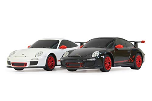 Jamara 404095 Porsche GT3 RS - Coche radio control (escala 1:24, 40 MHz), color negro [importado de Alemania] , color/modelo surtido