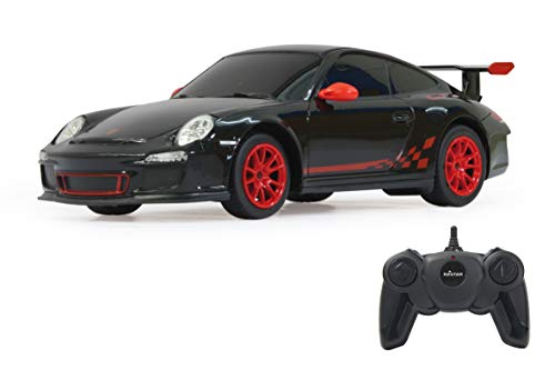 Jamara 404095 Porsche GT3 RS - Coche radio control (escala 1:24, 40 MHz), color negro [importado de Alemania] , color/modelo surtido