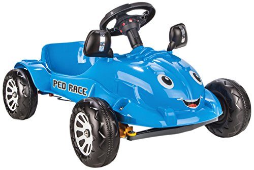 Jamara- Ped Race Coches de Pedales, Color Azul (460289)