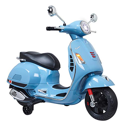 Jamara- Vespa Moto para niños, Color Azul (460347)