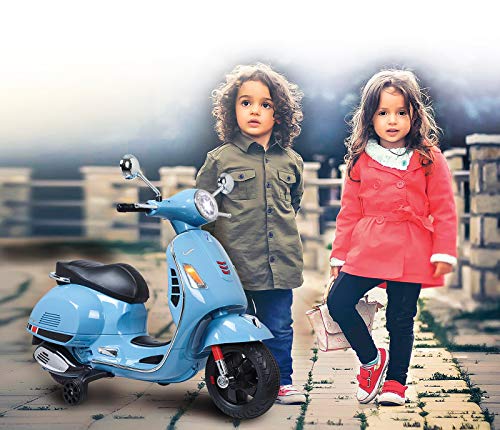 Jamara- Vespa Moto para niños, Color Azul (460347)