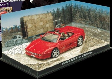 James Bond Ferrari F355 Gts 1/43Rd Car Goldeneye Model Pierce Brosnan K8967Q by Universal Hobbies