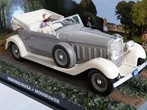 James Bond Hispano Suiza Moonraker Modelo de coche Emisión empaquetado Diorama K8796Q